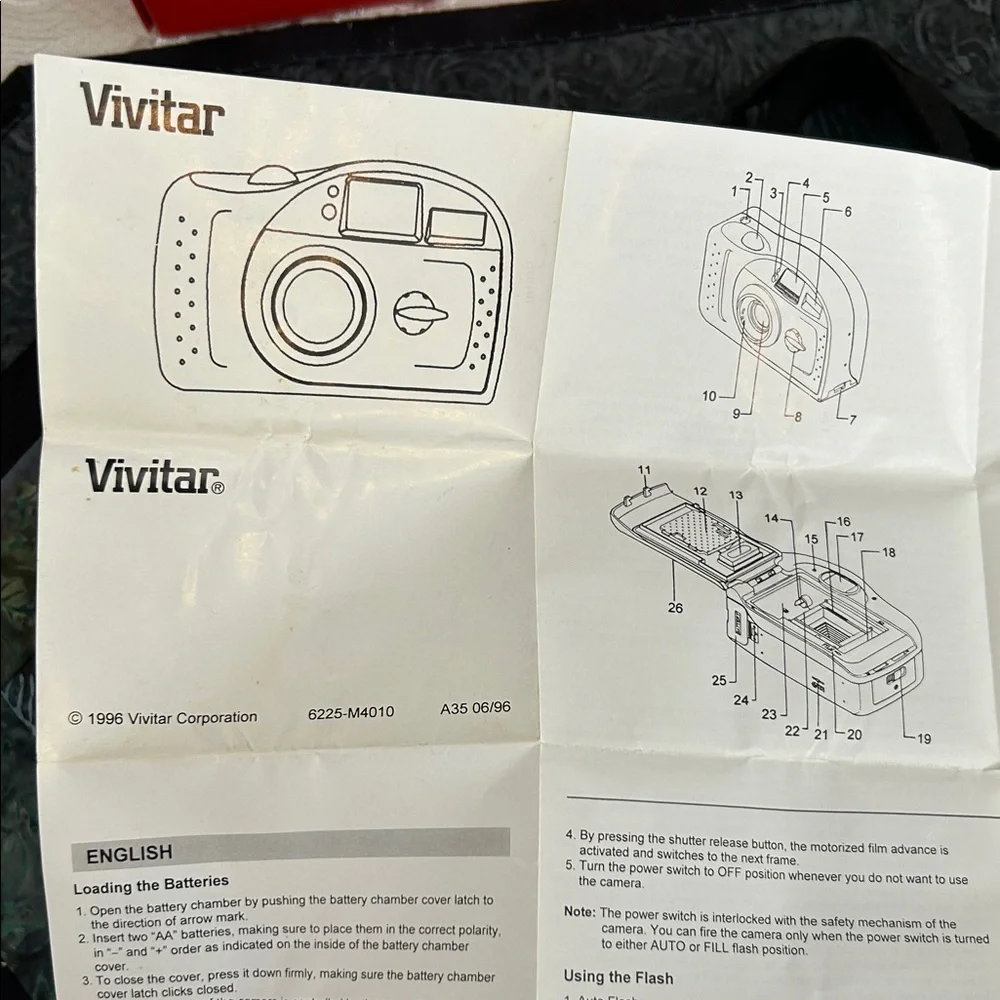 A35 Splash Proof Vivitar Yellow Camera